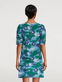 Balloon Sleeve Top Floral Print