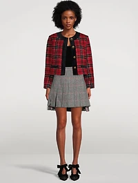 Checked Manhattan Tweed Jacket