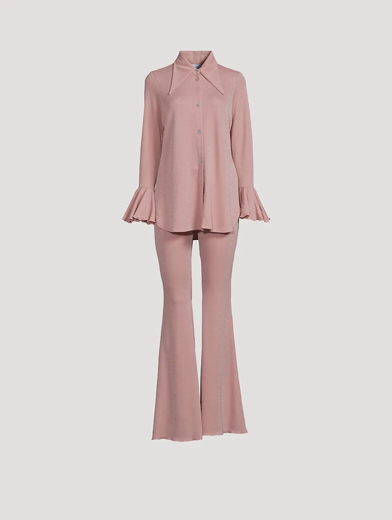 Lurex Lounge Suit With Pants