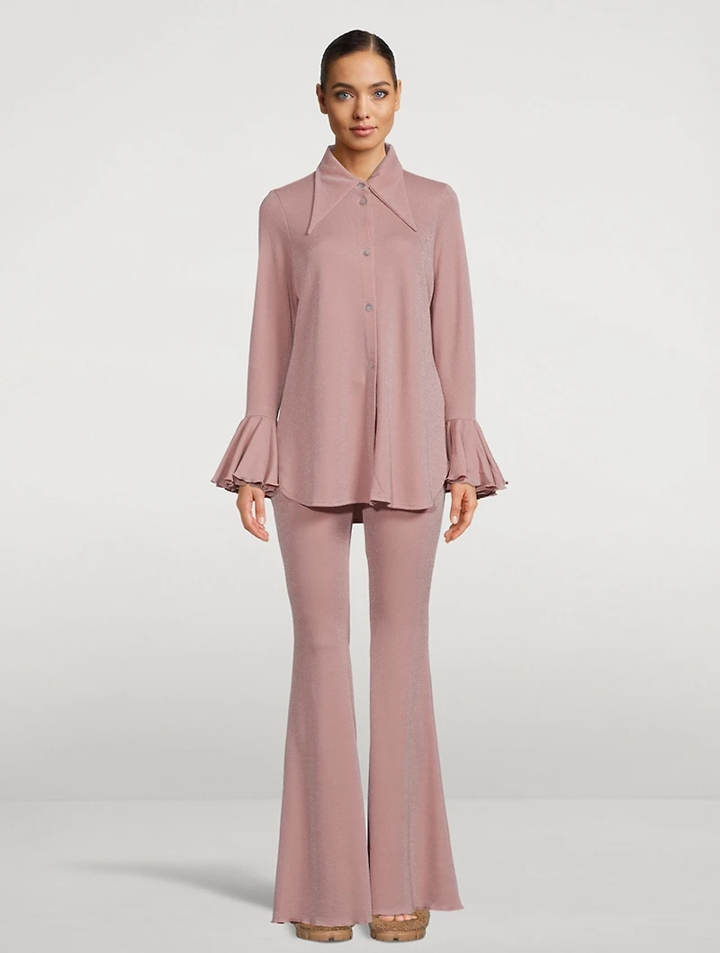 Lurex Lounge Suit With Pants