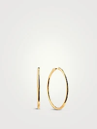 Large 18K Gold Hoop Earrings