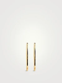 Large 18K Gold Hoop Earrings