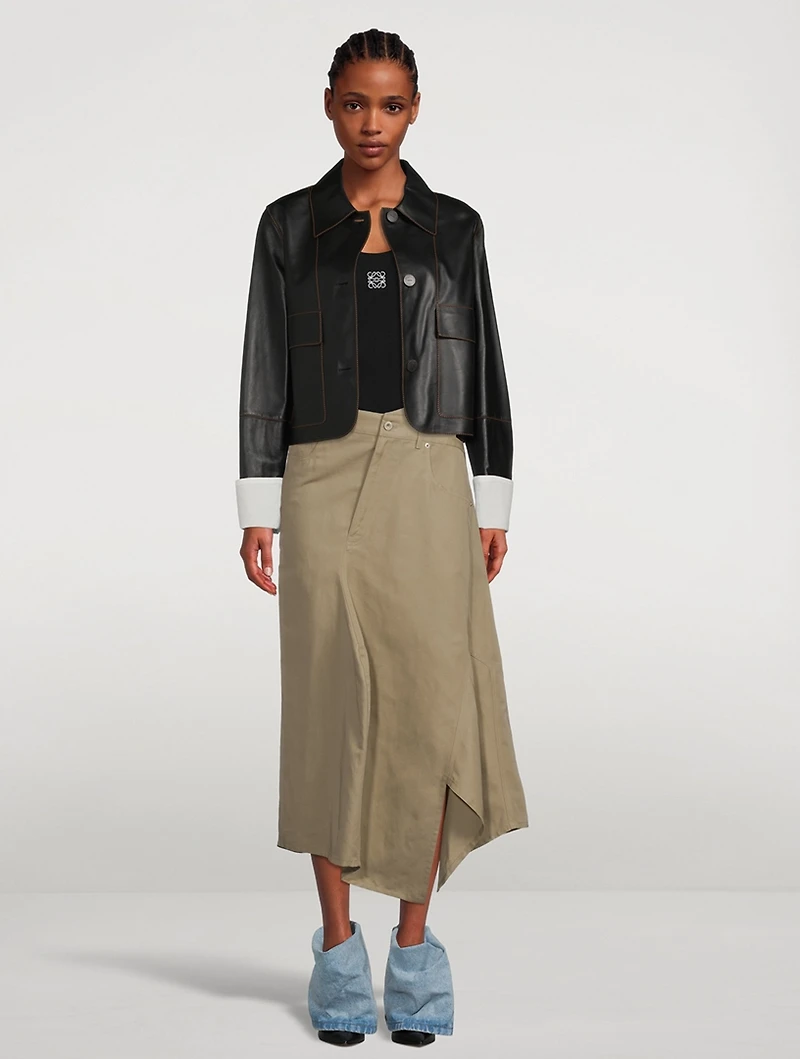 Deconstructed Midi Skirt