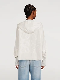 Hooded Silk And Cotton Shirt