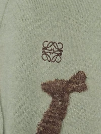 Asymmetric Deer Cardigan