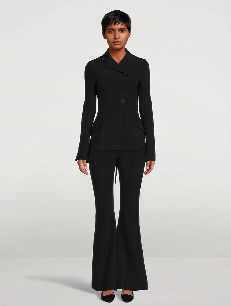 Bi-Stretch Crepe Blazer