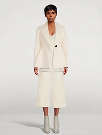Cotton Wool Jacquard Blazer