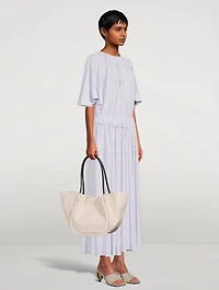 Gathered Jersey Maxi Dress