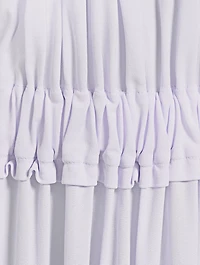 Gathered Jersey Maxi Dress