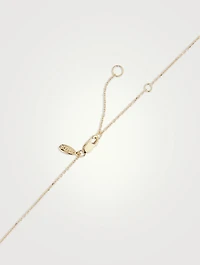 Love Letter 14K Gold Aries Pavé Zodiac Necklace With Diamonds