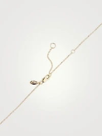 Love Letter 14K Gold Capricorn Pavé Zodiac Necklace With Diamonds