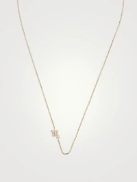 Love Letter 14K Gold Scorpio Pavé Zodiac Necklace With Diamonds
