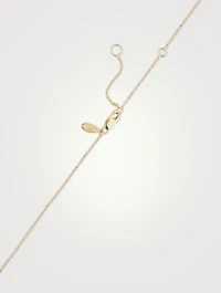 Love Letter 14K Gold Taurus Pavé Zodiac Necklace With Diamonds