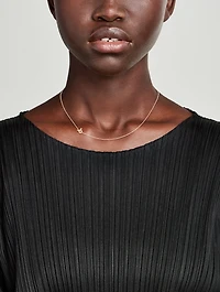 Love Letter 14K Gold Taurus Pavé Zodiac Necklace With Diamonds
