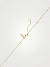 Love Letter 14K Gold Virgo Pavé Zodiac Necklace With Diamonds