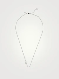 Love Letter 14K Gold Gemini Pavé Zodiac Necklace With Diamonds