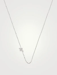 Love Letter 14K Gold Scorpio Pavé Zodiac Necklace With Diamonds