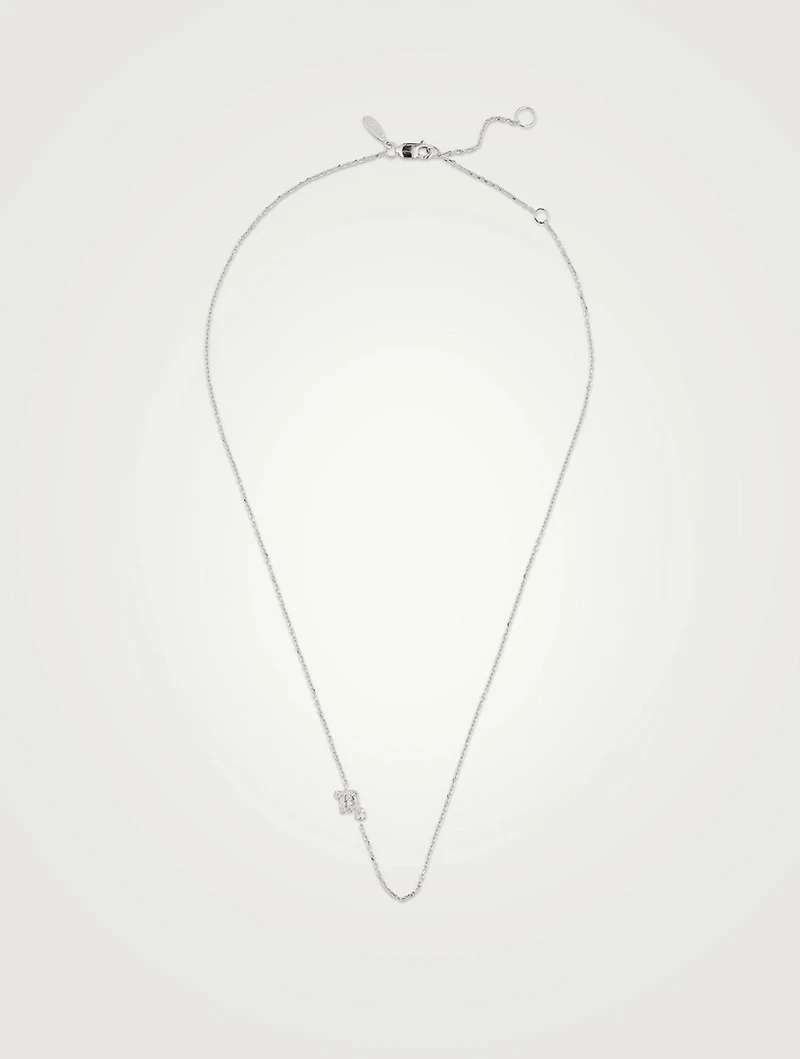 Love Letter 14K Gold Scorpio Pavé Zodiac Necklace With Diamonds