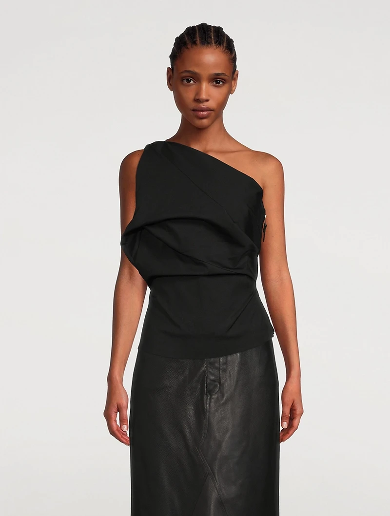 Claudia One-Shoulder Bustier