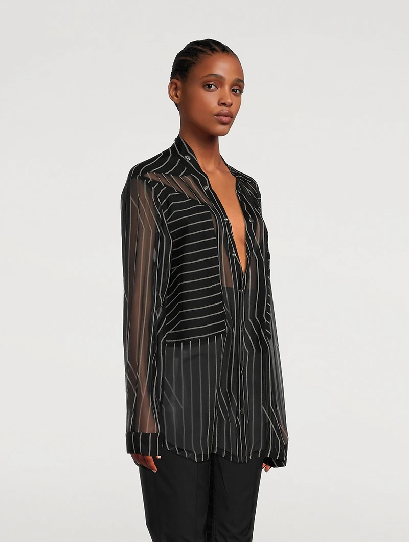 Larry Silk Chiffon Shirt