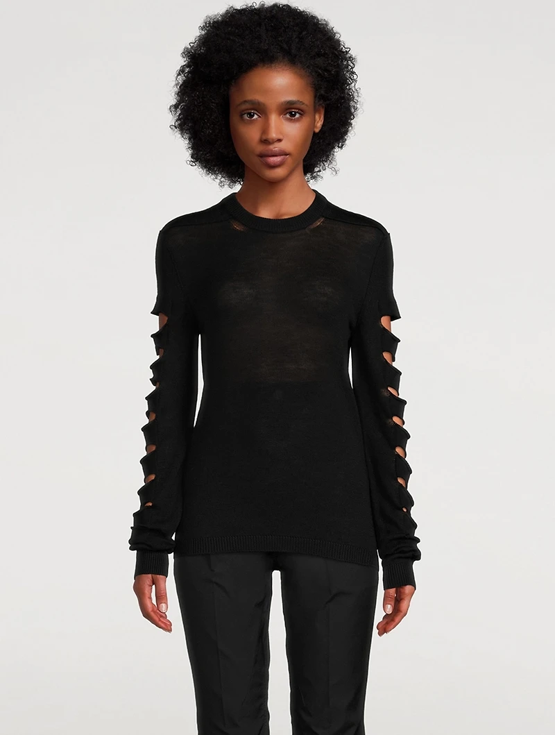 Spartan Biker Wool And Cotton Top