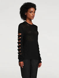 Spartan Biker Wool And Cotton Top