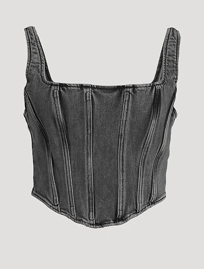 Stretch Denim Corset