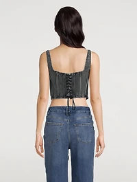 Stretch Denim Corset