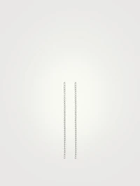 Hepburn 18K White Gold Drop Earrings With Diamonds