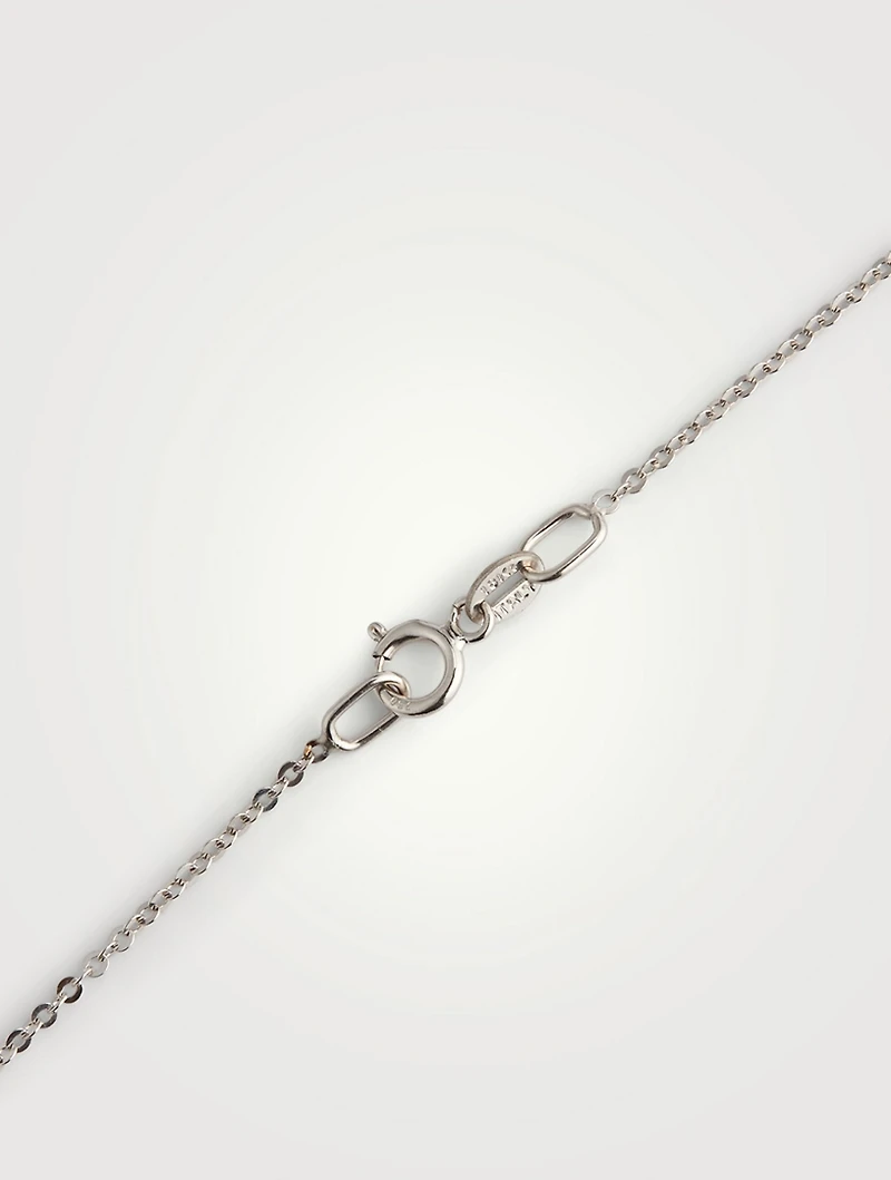 18K Gold Cross Necklace With Diamonds