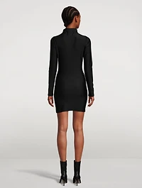 Compression Ruched Mini Dress