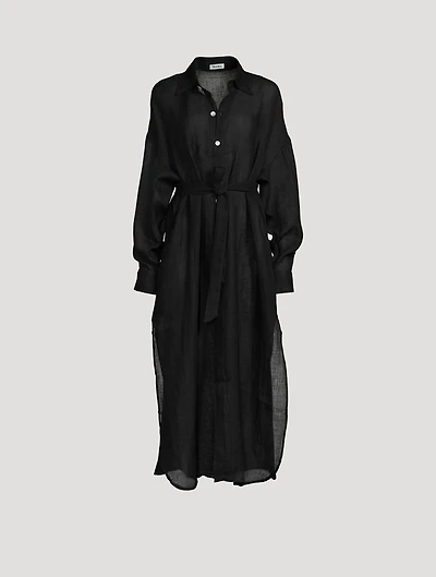 Playa Linen Caftan Dress