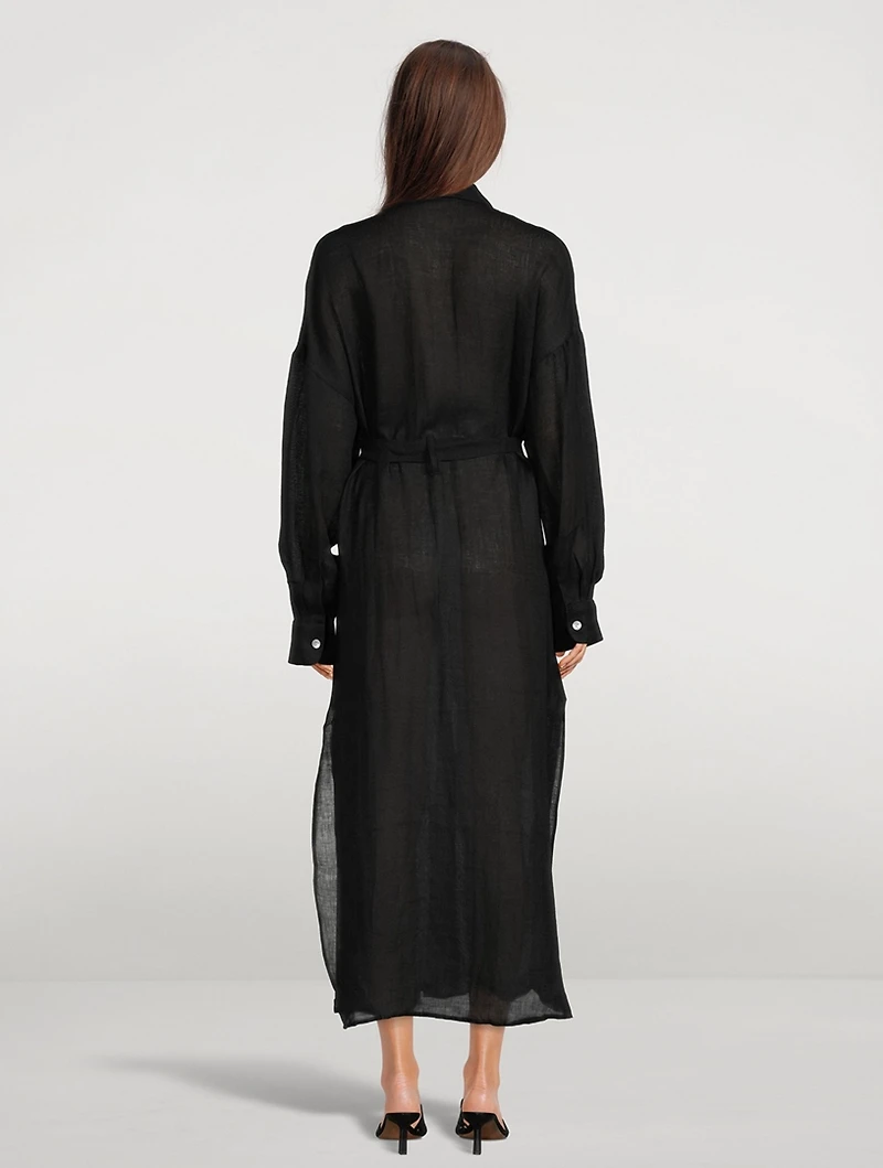 Playa Linen Caftan Dress