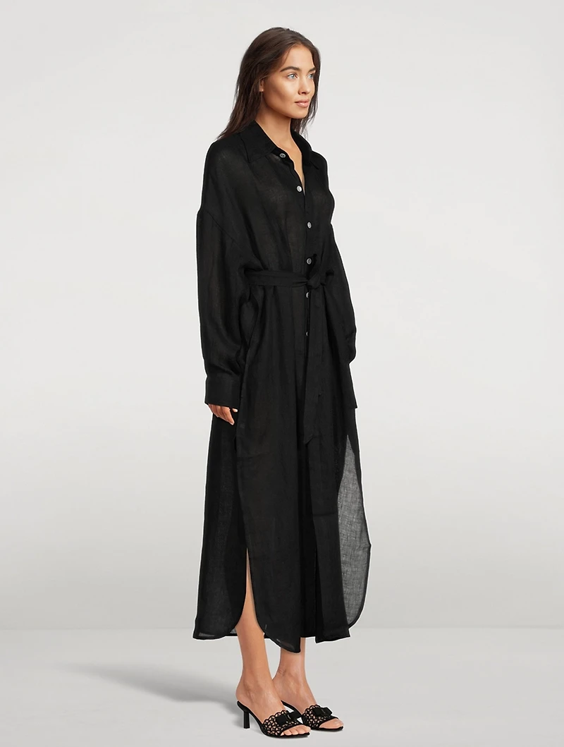 Playa Linen Caftan Dress