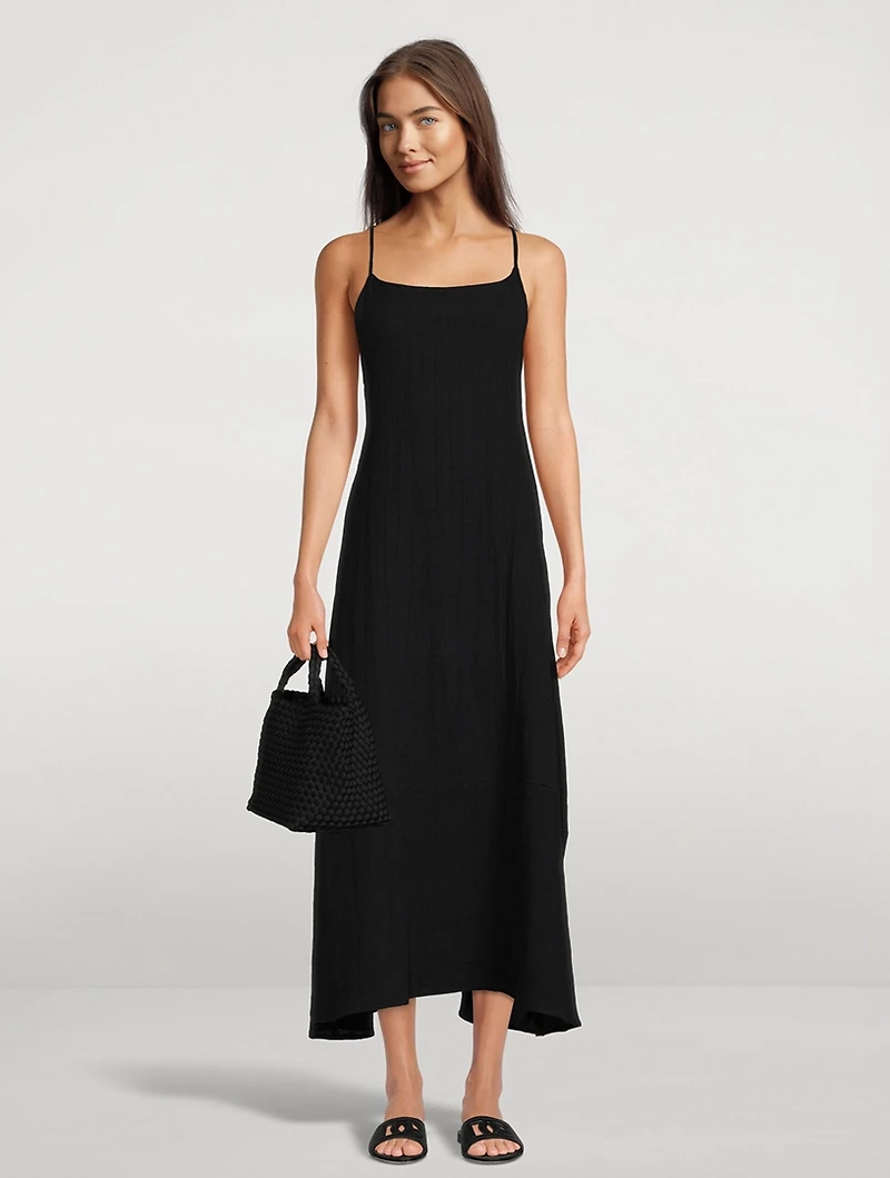 Mari Linen Maxi Dress