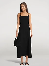Mari Linen Maxi Dress