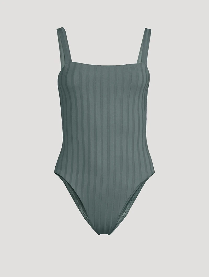 Leah Square Neck One-Piece Swimsuit