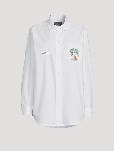 Le Tamarin Cotton Lounge Shirt