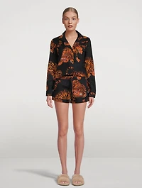 Signature Cotton Short Pajama Set Rayas Print
