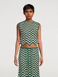 Nieva Crochet Sleeveless Top