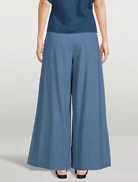 Acasia Organic Cotton Wide-Leg Pants
