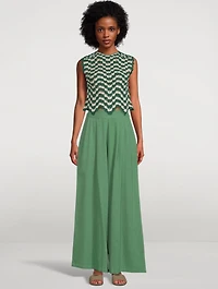 Acasia Organic Cotton Wide-Leg Pants