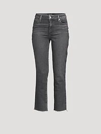 Cindy Straight-Leg Crop Jeans
