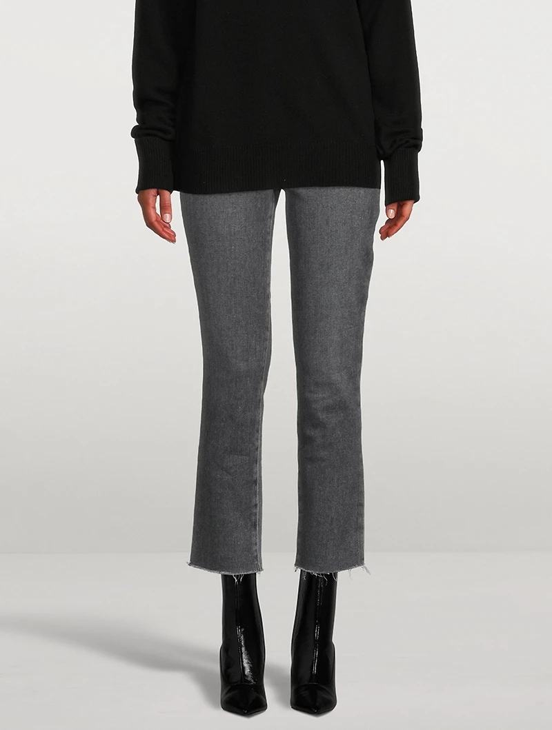 Cindy Straight-Leg Crop Jeans