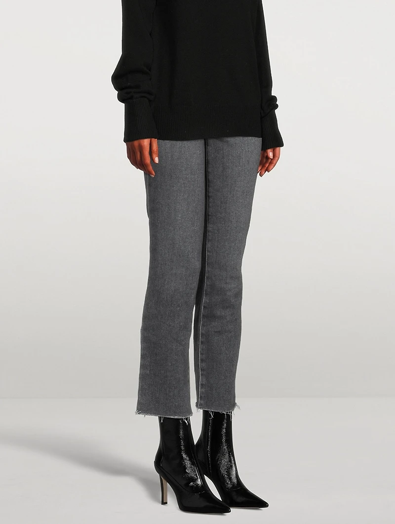 Cindy Straight-Leg Crop Jeans