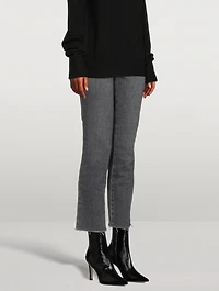 Cindy Straight-Leg Crop Jeans