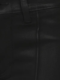 Laurel Canyon Coated High-Waisted Flare Jeans