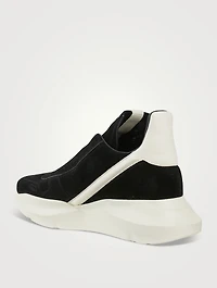 Geth Suede And Leather Runner Shoes