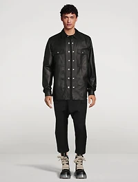 Edfu Peached Lambskin Outershirt