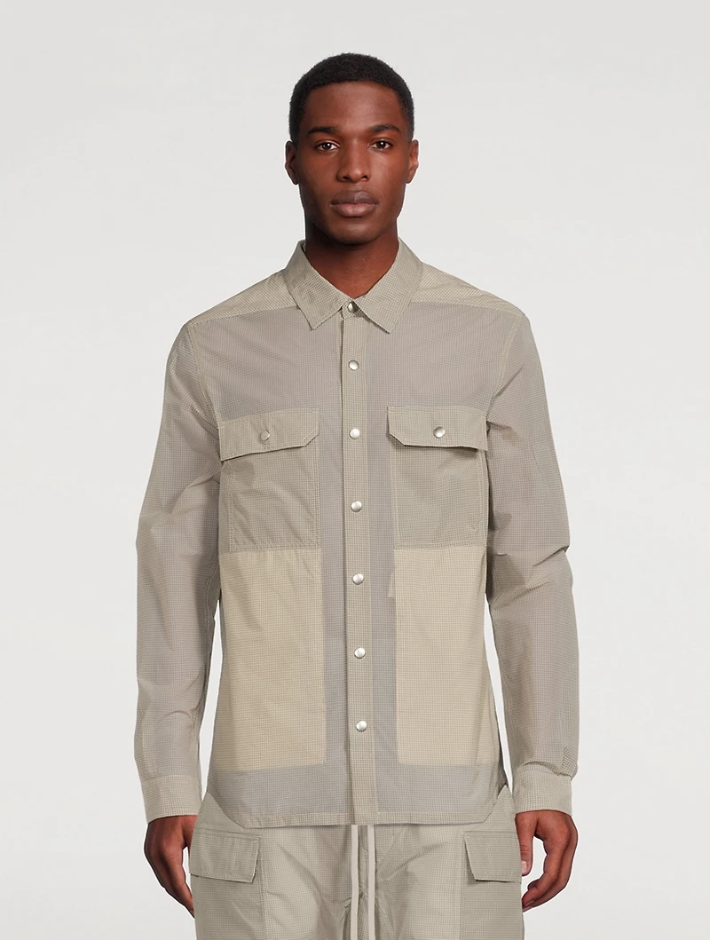 Nylon Patchwork Outershirt